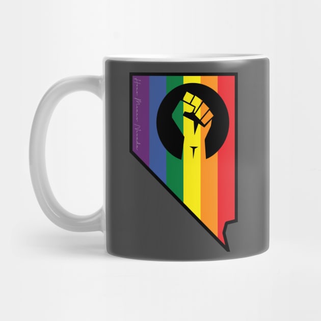 Nevada Resistance Gay Pride Flag by MICHR